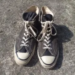 70s80s コンバース オールスター usa製 us13 イレギュラーブラック