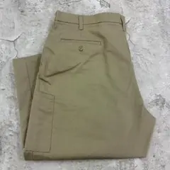 K*u様 UniFirst　ペインターパンツ　W39 L33　ベージュ　古着　ワのサムネイル