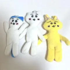 ブサイク　ちいかわ　ぶさかわ　ぬいぐるみ3点セット　ハチワレ　うさぎ