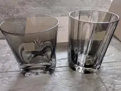 KAGAMI スモークグレー ロックグラス 2個セット