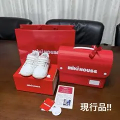 【タグ・箱・説明書付き】MIKIHOUSE ベビーシューズ 12.5cm