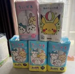 ちいかわ、ベイマックス、ポケモン、ミッフィーちゃんトイレット