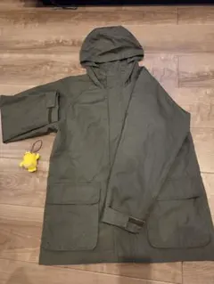 OLD UNIQLO 90sフード付きミリタリージャケット M オリーブグリーン