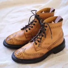 Tricker’sトリッカーズ カントリーブーツ茶4 1/2のサムネイル