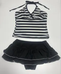 ストライプ柄 ハルタンクトップ 水着セット セパレート 130㎝ 女児
