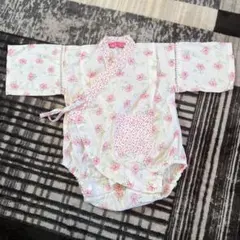 KING & QUEEN 花柄浴衣80サイズ