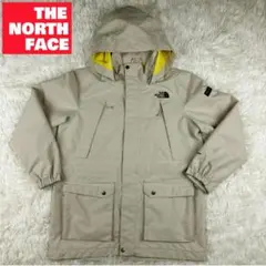 ノースフェイス マウンテンパーカー ベージュ キッズ150 レディースS