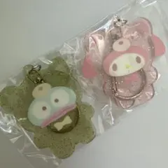 サンリオキャラクターズアクリルキーホルダーマイメロディとハンギョドン