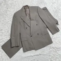 美品　ヴィンテージ　90s ダブル　スーツ　セットアップ　グレー菅田将暉　M相当