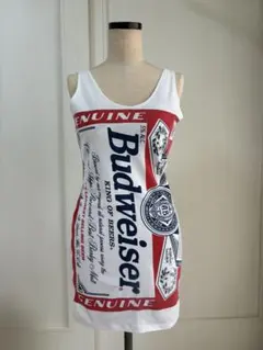 Budweiser ノースリーブ ミニワンピース