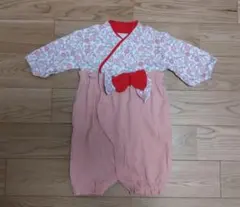 ベビー服 女の子用袴ロンパース