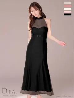 DEA. by ローブドフルール ブラック ドレス Sサイズ