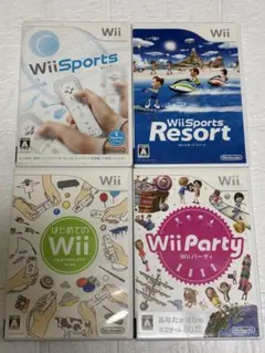 ⭐️24時間以内発送⭐️ Wiiソフトまとめ売り　4本セット　スポーツ　パーティ
