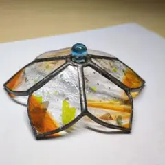 花びら　ステンドグラス　立体