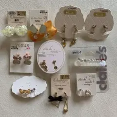 アクセサリー ヘアアクセサリー まとめ売り お買い得セット イヤリング多数