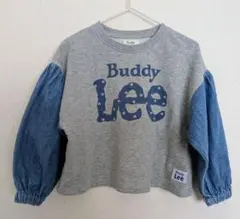 Buddy Lee 長袖 ロゴトレーナー 100cm 袖デニム