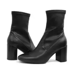 Fabio rusconi ファビオルスコーニ ストレッチ レザー ブーツ 36