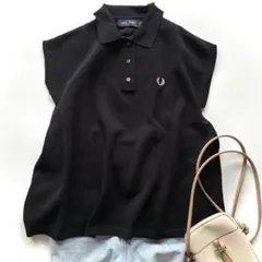 極美品 フレッドペリー レイビームス 別注 ニットカラーシャツ 襟リブ