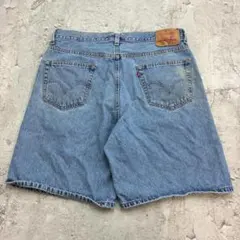 み*な様 00s　Levi's　550　デニムショーツ　W36　ライトブルー　無