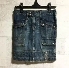 ☆美品☆【EDGE ON ALL】デニムタイトスカート