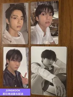 BTS ジョングク トレカ GOLDEN MONOCHROME 4枚セット