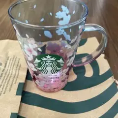 SAKURA2025耐熱グラスマグスプリング シーズン ブレンド 414ml