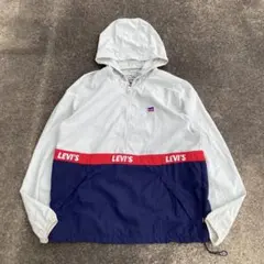 森*ん様 Levi’s アノラックパーカー L バイカラー ビッグロゴ ストリー
