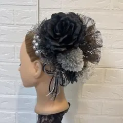 社交ダンス 競技ダンス タカダンス 多美笑風ヘアアクセサリー ダーク