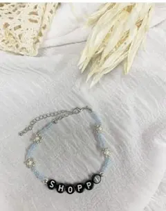 SnowMan ハンドメイド ブレスレット しょっぴー ブルー
