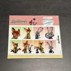 【即日発送・最終値下げ】ズートピア ニック＆ジュディ 証明写真風シールステッカー