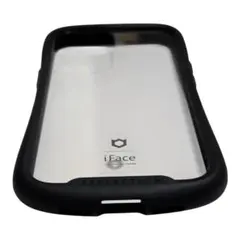 iFace iPhone15用 クリアケース ブラック Reflection