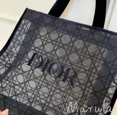 新品未使用　Dior ブラックメッシュ トートバッグ　ノベルティ