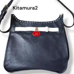 Kitamura2　キタムラ2　k2　ショルダーバッグ　クロスバッグ　ネイビー