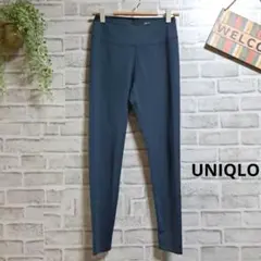 ユニクロ エアリズムUVカットソフトレギンス 美品 接触冷感 ストレッチ 無地