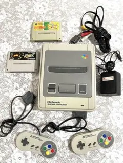 Nintendo Super Famicom 本体とゲームソフト2本　動作確認済