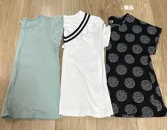 Tシャツ 3点セット 130 ガールズ　キッズ　子供服　ユニクロ