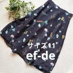 ❤️Maglie par ef-de/花柄/フレアスカート/紺色/華やか❤️のサムネイル