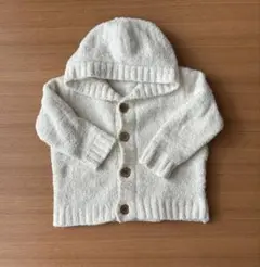 フード付きカーディガン 70-80cm