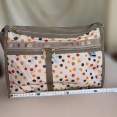 ツモリチサト　レスポートサック ドット柄ナイロンショルダーバッグ