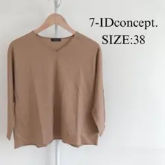 【美品】 7-IDconcept. レディース 長袖 Tシャツ プルオーバーのサムネイル