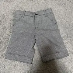 COMME CA ISM チェック柄ショートパンツ　100cm