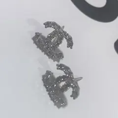 ccロゴシルバーピアス