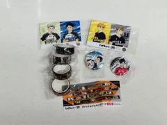 くら寿司 ハイキュー ☆ 缶バッジ マスキングテープ セット