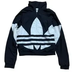 adidas ナイロンジャケット M BIG TRF TRACKTOP ブラック