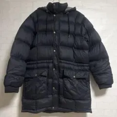 美品 ノースフェイス ホワイトレーベル ダウンコート 黒 L S-234のサムネイル