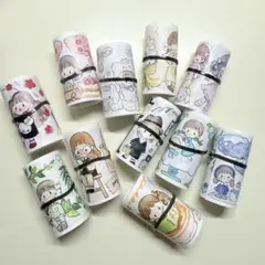 ☆海外マステ☆molinta 1ループ 10種 切り売り - メルカリ