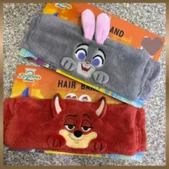 【新品】ズートピア ヘアバンド ２点セット　ニック　ジュディ