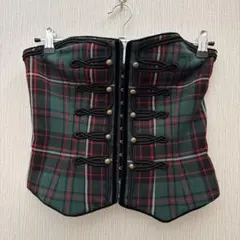 レア ジェーンマープル ビスチェ タータンチェック - メルカリ