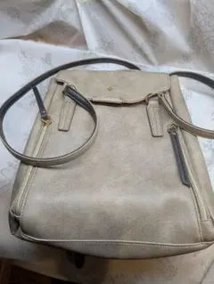 リュック２way グレーベージュ
