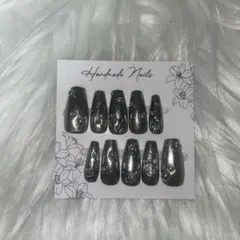 【ネイルチップ】ミラーデザイン 地雷系 量産型